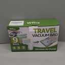 Vacuum Bags for Travel with Rechargeable air Pump, 3 Sizes Vacuum Seal Bags for Clothing, Space-Saving Compression Storage Bags for Travel & Closet Organization (9)