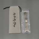 My Pretty Strap - Compatible Apple Watch Band Strap, Stainless Steel Fashion iWatch Replacement Strap- Easy Resizing, No Tool Needed, Fits Most Wrists- Compatible with Series 1-11, SE and Ultra (44MM / 45MM / 46MM / 49MM / (Series 1-3 - 42MM), Classic Vogue Starlight)