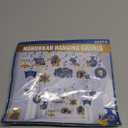 36 Pcs Hanukkah Decorations Hanging Swirls Chanukah Ceiling Swirls Hanukkah Cutouts Foil Hanging Spiral Decorations for Chanukah Party