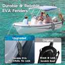 AWEMUFA Boat Fenders Easy to Install Bumper for Docking Ideal Fender for Pontoon, Bass, Jet Ski and Fishing Boats