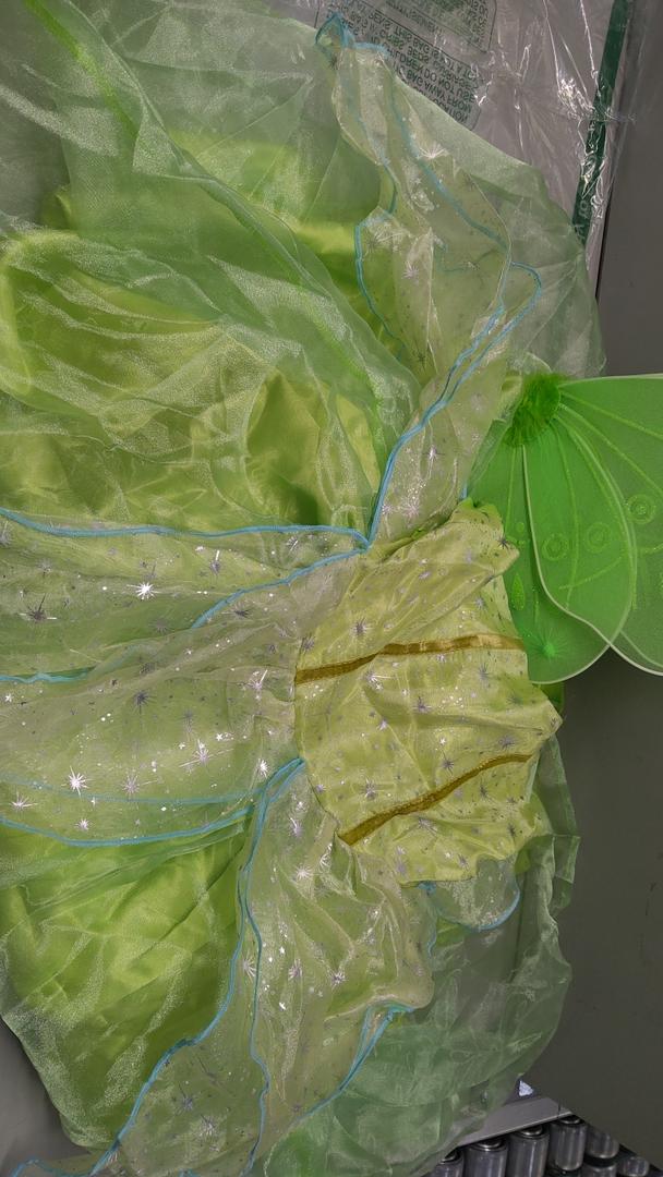 Princess Tinker Bell Halloween Costume for Girls, Birthday Party Fairy Dress Up, Special Occasion Dress with Wings