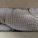 Waffle Blankets (Brown, Queen XL Size 95x102 inch)