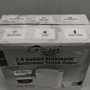 Cesun Automatic Motion Sensor Bathroom Trash Can with Lid, 2.6 Gallon Touchless Trash Bin, Smart Plastic Slim Garbage Can Small White Wastebasket for Toilet, Office, rv, Bedroom, Living Room