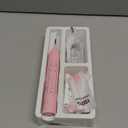 TEETHEORY Rotating Electric Toothbrush for Adults with 8 Brush Heads, Deep Clean Rechargeable Electric Toothbrush with 4 Modes and 2 Min Smart Timer, Last 30 Days and IPX7 Waterproof Pink (1 Count (Pack of 1))