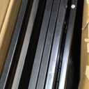 Amazon Basics - Portable Heavy Duty Stackable Dog & Pet Kennel with Tray, Black, 24.0" L x 28.0" W x 37.0" H