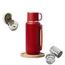 VISTATROY 316 Stainless Steel Water Bottle 27 oz with Lidded Cup - Keep 24+ Hrs Warm for Hot & Cold Drinks - Leakproof Vacuum Insulated Thermal Flask with Handle for Travel Coffee