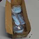 Pet Bath Brush with Shampoo Dispenser, Dog Bath Brush and Grooming Massage Brush for Dogs & Cats, Easy Dog Washing Brush for Short and Long Hair, Coarse and Fine Teeth 2pcs (Blue)