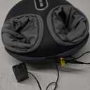 Nekteck Shiatsu Foot Massager Machine with Soothing Heat, Deep Kneading Therapy, Air Compression, Improve Blood Circulation and Foot Wellness,Relax for Home or Office Use(Gray) (Gray (Regular))