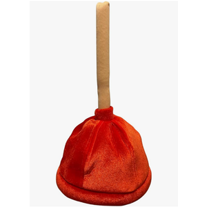 Funny Plunger Hat – Plumber Costume Accessory for Retirement Parties, Halloween & Dress-Up Events