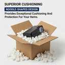 BOX USA 7NUTSW 7 Cubic Feet Loose Fill Packing Peanuts, White