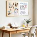 ARCOBIS Dry Erase Cork Board Combo