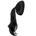 Ponytail Extension, 10" Long Head Top Heightening Pony Tails Hair Extensions with Puff Hair Pad, Fake Ponytail for Making A High Bun and Adding Volume to