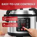 15L/15.9 QT Commercial Electric Pressure Cooker, 5-in-1 Multifunctional Large Pressure Cookers,2000W Electric Pressure Canner with Non-stick Inner Pot Use for Restaurant,Canteen and Hotel