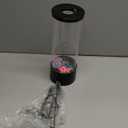 Jellyfish Lamp, Electric Jellyfish Lighting, Jelly Fish Tank Table Aquarium Lamp with 17 Colors, Floating Jelly Fish Night Light Present Decorations for Home, Office, Adult, Kids (Black)