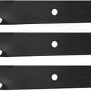 ASAPE High-Performance Lawn Mower Blade Fit for Husqvarna for Schiller for Gravely 1520842 5020842 1520842S for Bobcat 2722543-03 112111-03 112243-03 (Set of 3)