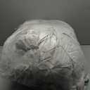 APSMILE Oversized King Feathers Down Comforter  Ultra Soft All Seasons 100% Organic Cotton Duvet Insert Medium Warm Quilted Bed Comforter with Corner Tabs (120x98, White)