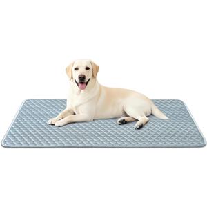 Dog Crate Pad for Dog Cages Soft Tricot Kennel Pad Anti-Slip Dog Bed Mat for Crates Durable Washable All Season Pet Beds Blue 42280.2inch