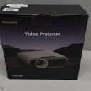 1500 ANSI Projector with WiFi and Bluetooth, Goiaey Smart Portable Projector Compatible with GoogIe TV, Built-in Official Apps, GoogIe Voice, DoIby Audio, HDMI ARC CEC Native 1080P Movie Projector (White)