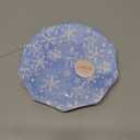 Snowflake Blue Small Plates (Set of 10) by Coterie (Let It Snow)