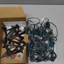 Christmas Pathway Lights Outdoor, 25.7 Feet C9 Lights with 20 Multicolor Bulbs and Stakes, Connectable Outdoor Christmas Decorations Outside Yard Walkway Sidewalk Holiday