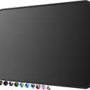 MROCO Mouse Pad [30% Larger] with Anti-Fray Stitched Edges, Premium-Textured Waterproof Surface, Non-Slip Rubber Base, Computer & Gaming Mouse Mat for Laptop, Office & Home, 8.5 x 11 in, Black