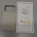 GONEZ Magnetic for iPhone 17 Pro Case, Compatible with MagSafe, [Screen Protector + Camera Lens Protector], Liquid Silicone Anti-Scratch Shockproof Protective Phone Case 6.3 inch, Stone