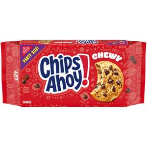 CHIPS AHOY! Chewy Chocolate Chip Cookies, Party Size, 26 oz (EXP 10/14/26)