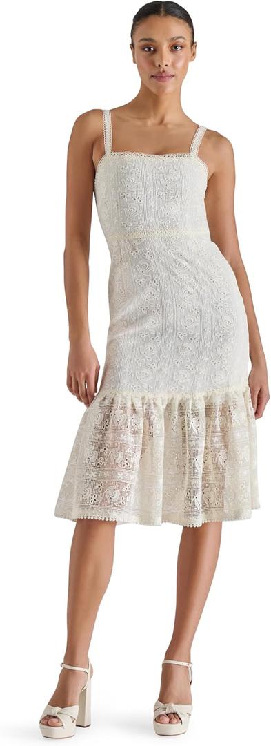 Steve Madden Women's Hartley Dress (White, M)
