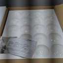 Chandelier 4 Lights Bubble Pendant Light (Clear Balls Flush Mount)