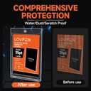 50ct Thick Magnetic Card Holders for Trading Cards, 35pt Heavy-Duty Hard Cards Sleeves Case, U-V Protection& Waterproof Hard Plastic Card Protectors Fit for MTG Sports Baseball Game Cards
