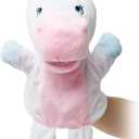 HollyHOME Unicorn Plush Hand Puppet Magical Friends Funny Storytime Gifts for Kids and Adult 14 Inches Pink