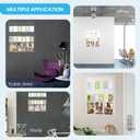Acrylic Brochure Holder Wall Mount,3 Magazine Holders,Pamphlet Holder