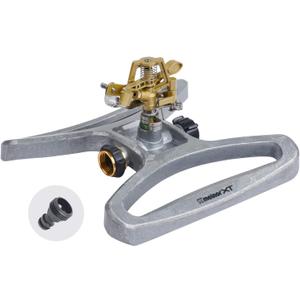 Melnor 65051-AMZ Pulsating Sprinkler with QuickConnect Product Adapter, Amazon Bundle