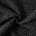 20x20 Boucle Throw Pillow Covers, Set of 2, Black