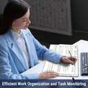 4 x 2026 Planner, Weekly and Monthly Planner for Women, January 2026 - December 2026, Hardcover 2026 Calendar Planner Book with Tabs, Inner Pocket, Spiral Bound, Perfect for Office Home School Supplies - A5 (6.3" x 8.5"), Petite Blooms