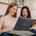 Anban Compatible with MacBook Air 13 inch Case M5 2026 2025 2024-2022 M4 M3 M2 A3449 A3240 A3113 A2681, Glitter Plastic Hard Shell+Keyboard Cover+Screen Protector for MacBook Air 13.6 inch Case, Black