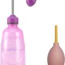 Watering Can,Squeeze Bottles Succulent,Squirt Irrigation Bottle Squeeze Sprinkling Can Plastic Wash Plant Bottle House Plant Garden Flower 0.45L (Pink)