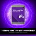 Western Digital 24TB WD Purple Pro Surveillance Internal Hard Drive HDD - SATA 6 Gb/s, 512 MB Cache, 3.5" - WD241PURP