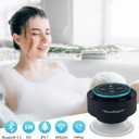 XLEADER, Upgraded, Pro Shower Speaker, Certified IPX7 Waterproof Bluetooth Speaker, with Suction Cup, Silicone Lanyard, 8W Crystal Sound&Rich Bass, 15H Playtime, Ideal Gifts - SoundAngel Mate(2 Gen)