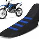 Dirt Bike Seat Cover for TTR 125 TTR 125 2000-2025 Motorcycle Dirt Pit Bike Blue/PVC Wear-Resistant Non-Slip/Gripper Soft