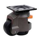 Leveling Casters Heavy Duty,4-Pack,Non-Scratch Nylon Wheels & Steel Ball Rollers, Adjustable Handle for Uneven Floors for Workbench,Equipment,Shelves,Industrial Casters,Total Capacity 2600Lbs80F