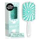 FHI Heat UNbrush Plus  Curly Hair Brush for Gentle & Effective Detangling on Wet or Dry Fragile Hair Types  Detangler Brush w/ 84 UltraFlex Bristles, Ultra-light, Vented, Anti Static Hairbrush