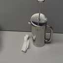 Ziruma Non-Toxic French Press, Surgical Stainless Steel Coffee Press, Plastic-Free, Heavy Metal-Free, No Endocrine Disruptors, 34 Oz, Double Wall, 4-Layer Filter, Portable Coffee Maker