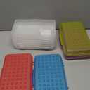 Plastic Pencil Box Large Capacity Pencil Boxes  6 Pack Assorted colors, pencil box Plastic Pencil Case Office Supplies Storage Organizer Box - By Enday