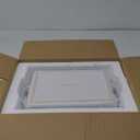 Sweejar Casserole Dishes for Oven, Ceramic Bakeware Set of 4, Rectangular Baking dish with Handles, Wave Edge Lasagna Pan Deep for Cooking, Cake, Dinner, Banquet and Daily Use (White)