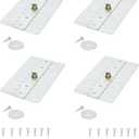 Van Interior Ladder Storage Mounting Kit,Utilizes Overhead and Interior Sidewall Space,Alloy Steel Material, Ladder Rack for Van, Trailers,or Truck Caps