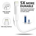 4Pack Original Apple MFi Certified Charger Lightning to USB Charging Cable Cord Compatible iPhone 14/13/12/11 Pro/11/XS MAX/XR/8/7/6s Plus,iPad Pro/Air/Mini,iPod Touch (6ft)