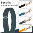 Waterproof Long Leash, Dog Training Leash Long Line, Outdoor Lead for Walking, Training, Swimming, Hiking, Camping, Beach, Hunting (Blue, 16FT)