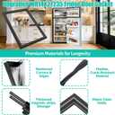Upgraded WR14X27235 Refrigerator Door Gasket Compatible with GE Refrigerator Seal Fridge Door Seal for Hotpoint Fridge Gasket Seal Replacement Parts for GIE18CTHHRBB, GIE18GSHDRSS, GIE18GTHGRB