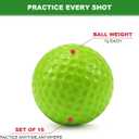 40 Pack Foam Golf Practice Balls - Realistic Feel and Limited Flight Training Balls for Indoor or Outdoor